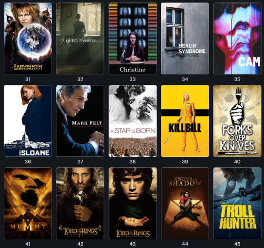 50 Best Films Watched on Netflix 3